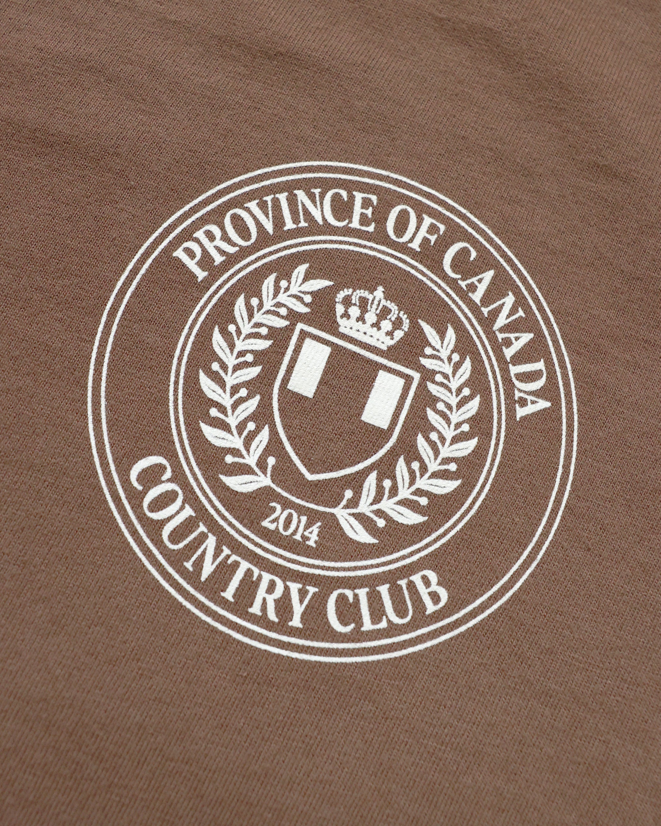 Made in Canada Country Club Tee Cocoa - Unisex - Province of Canada