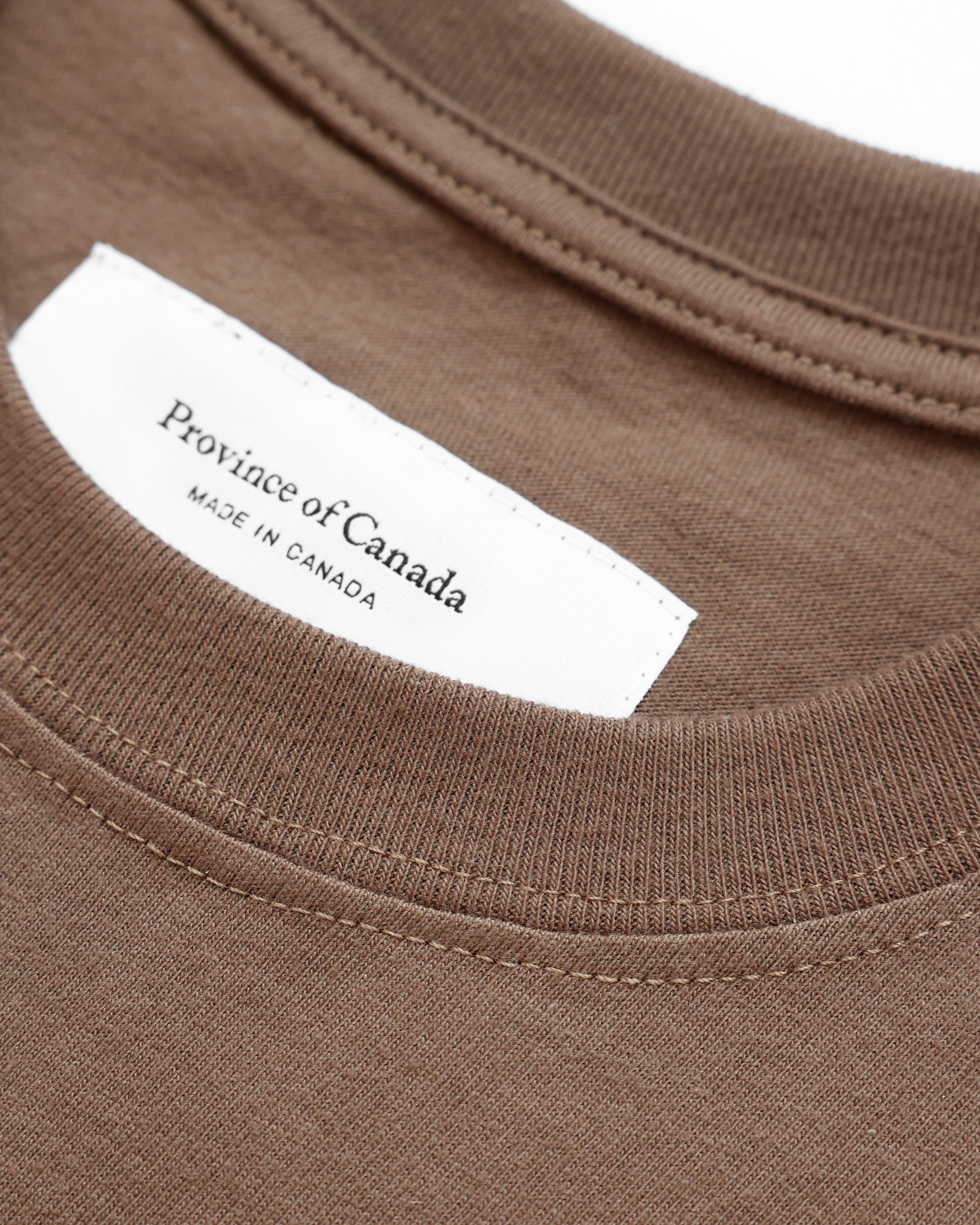 Made in Canada Pocket T-Shirt Dress Cocoa - Province of Canada