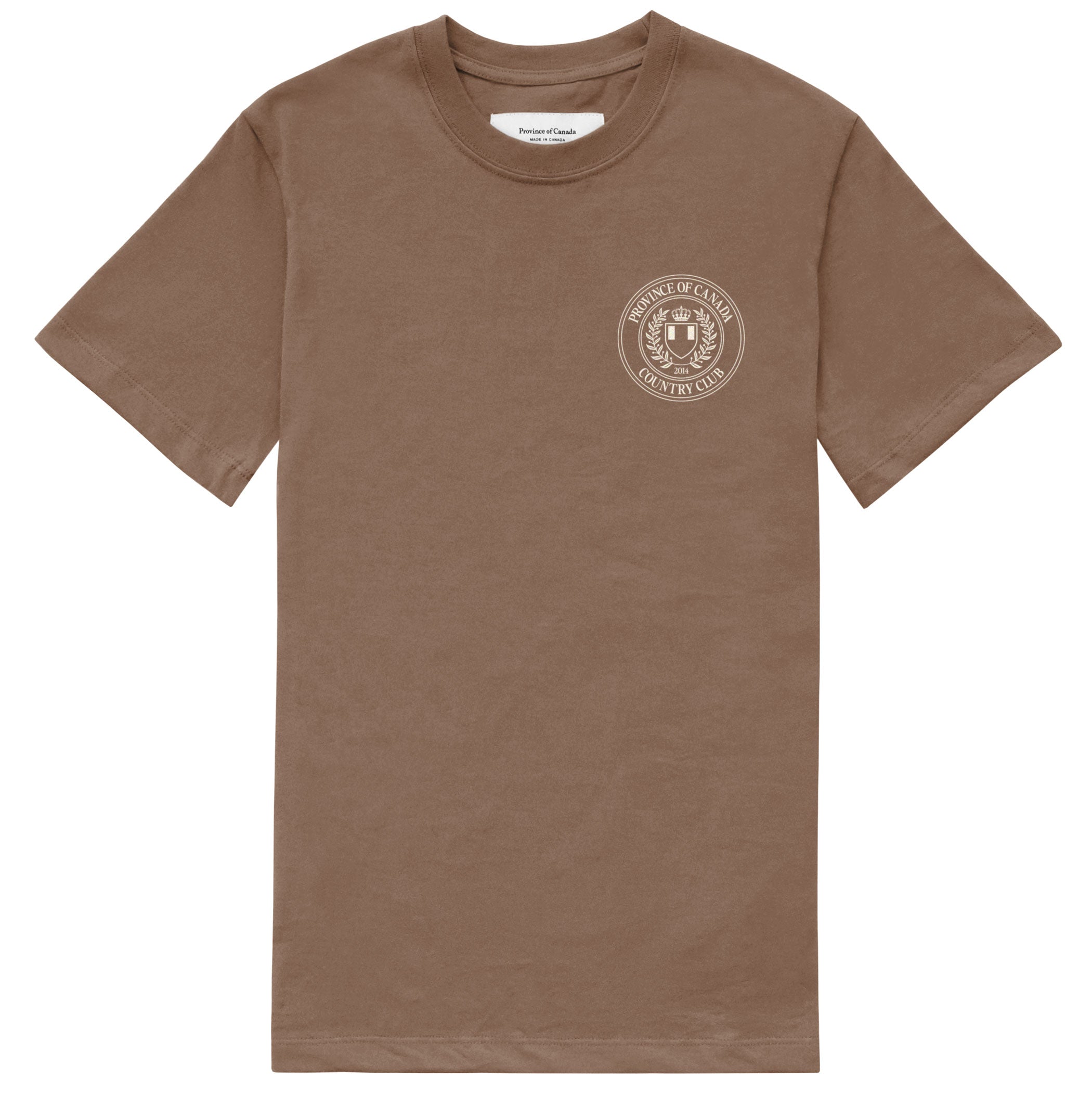 Made in Canada Country Club Tee Cocoa - Unisex - Province of Canada