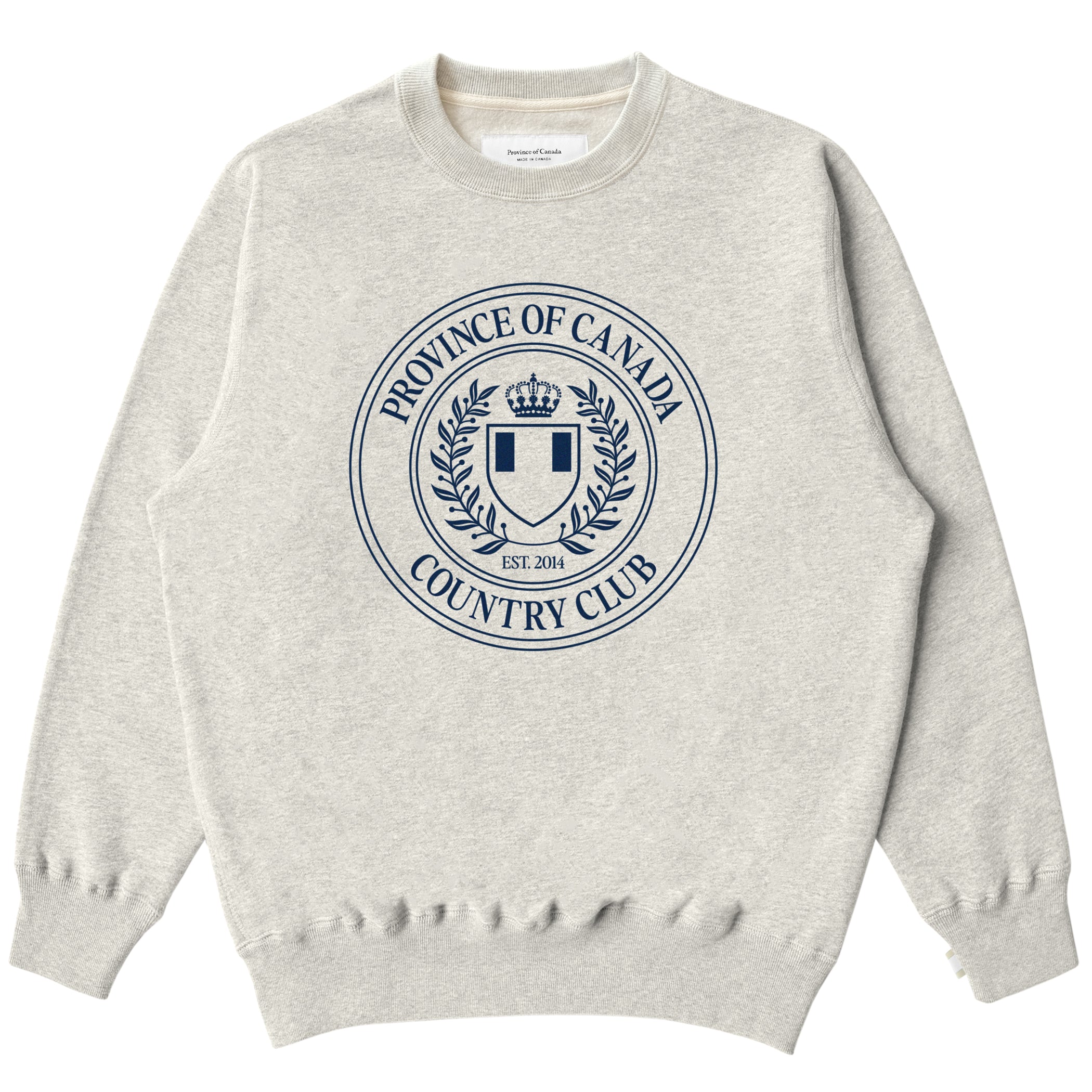 Made in Canada Country Club Fleece Sweatshirt Eggshell - Unisex - Province of Canada