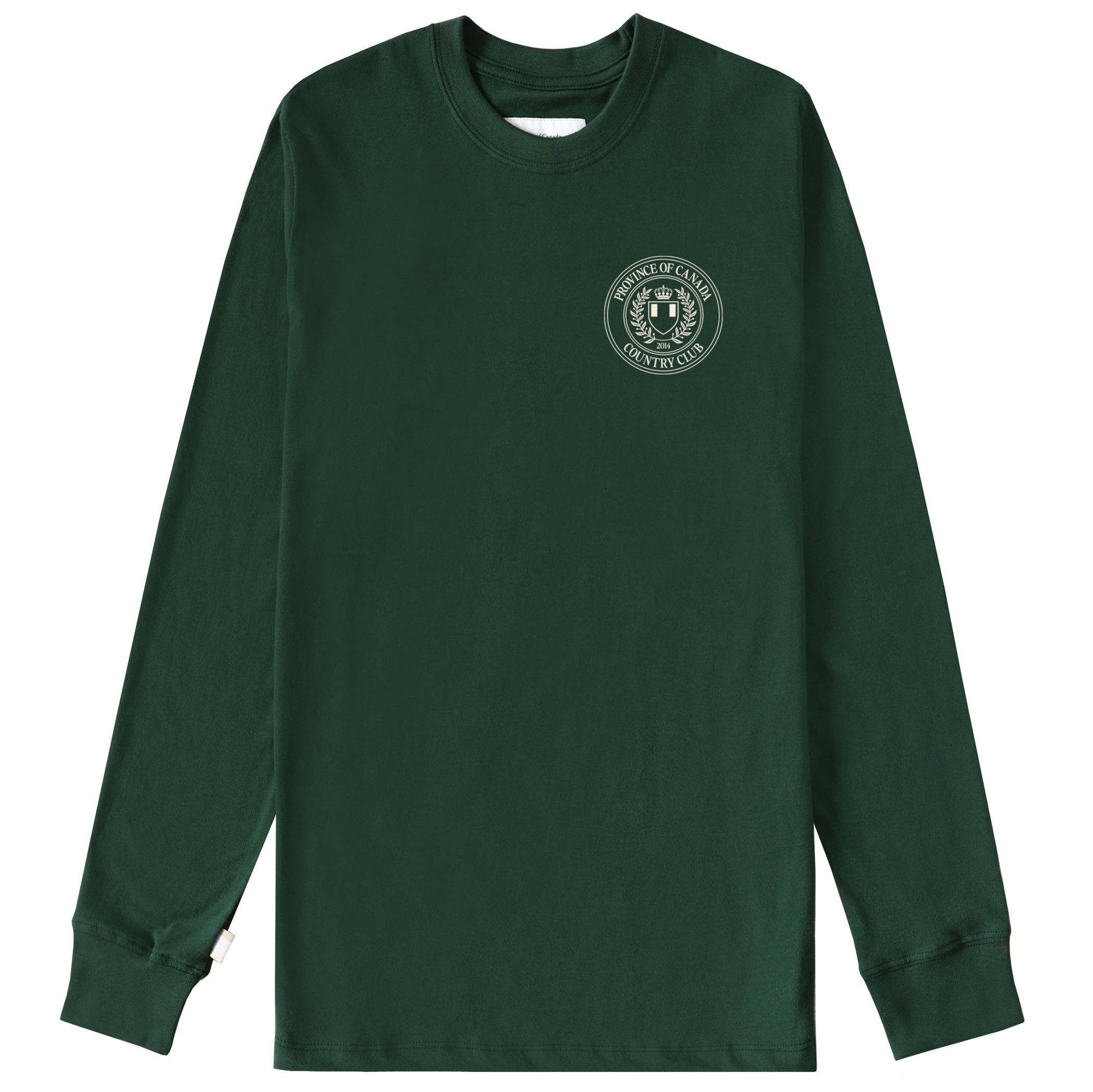 Made in Canada Country Club Long Sleeve Tee Forest - Unisex - Province of Canada