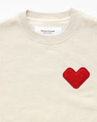 Made in Canada Heart Sweatshirt Cream - Unisex - Province of Canada