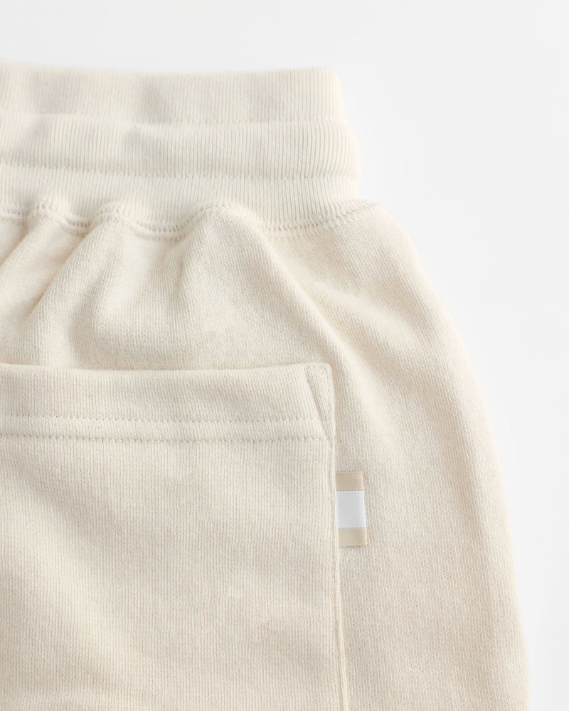 Made in Canada 100% Cotton French Terry Sweatshort Cream Unisex - Province of Canada