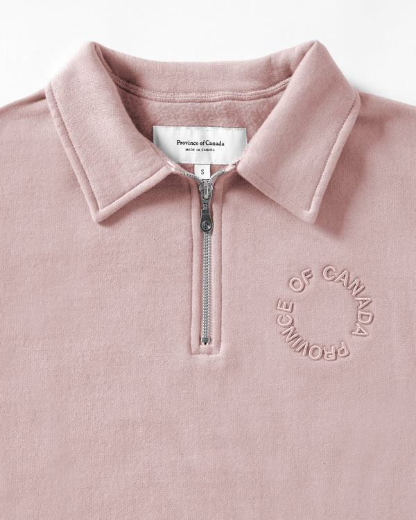 Half Zip Fleece Sweatshirt Chestnut - Unisex