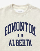 Made in Canada Edmonton Fleece Sweatshirt Heather Grey - Unisex - Province of Canada 