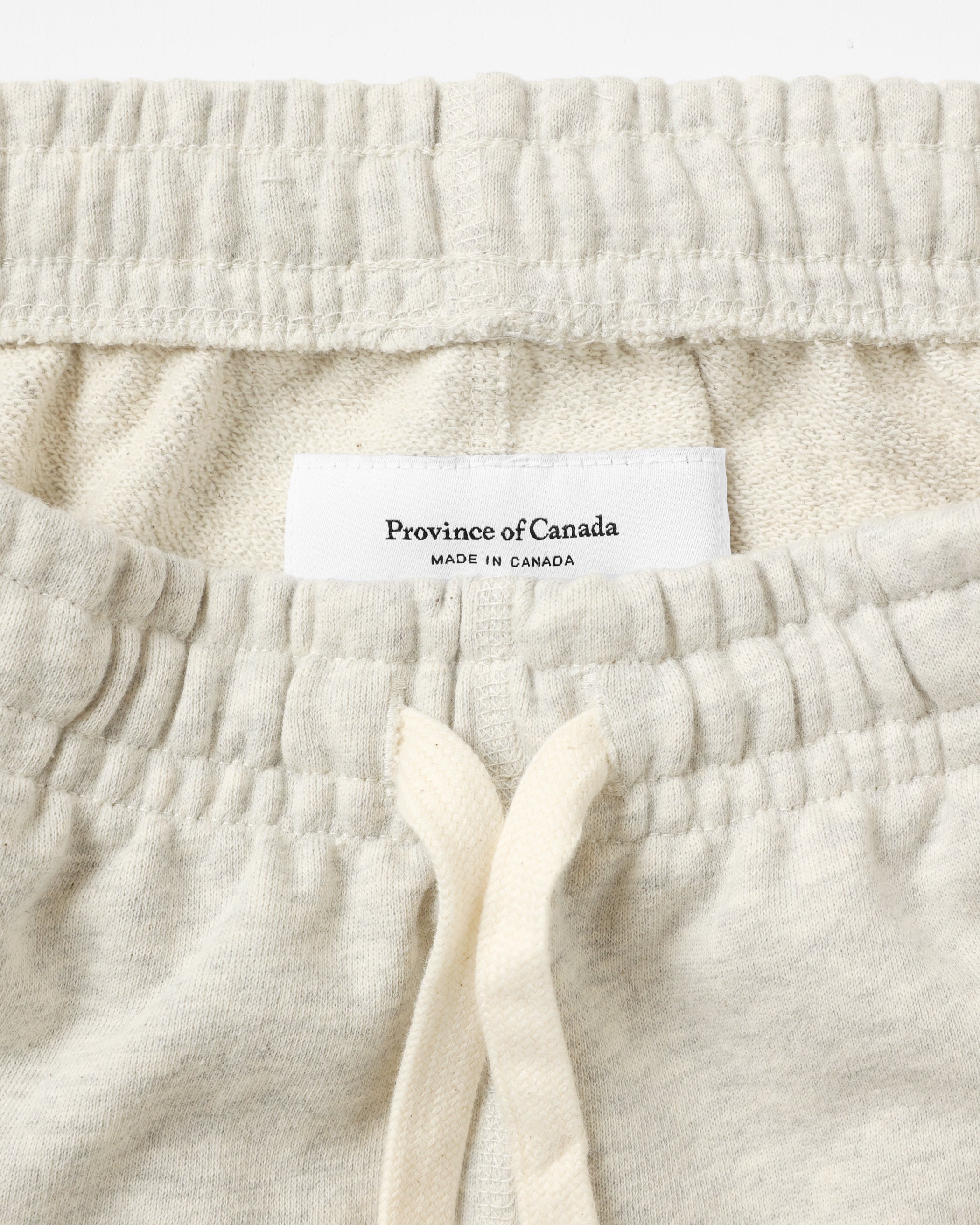 Made in Canada 100% Cotton Wide Leg French Terry Sweatpant Eggshell - Unisex - Province of Canada