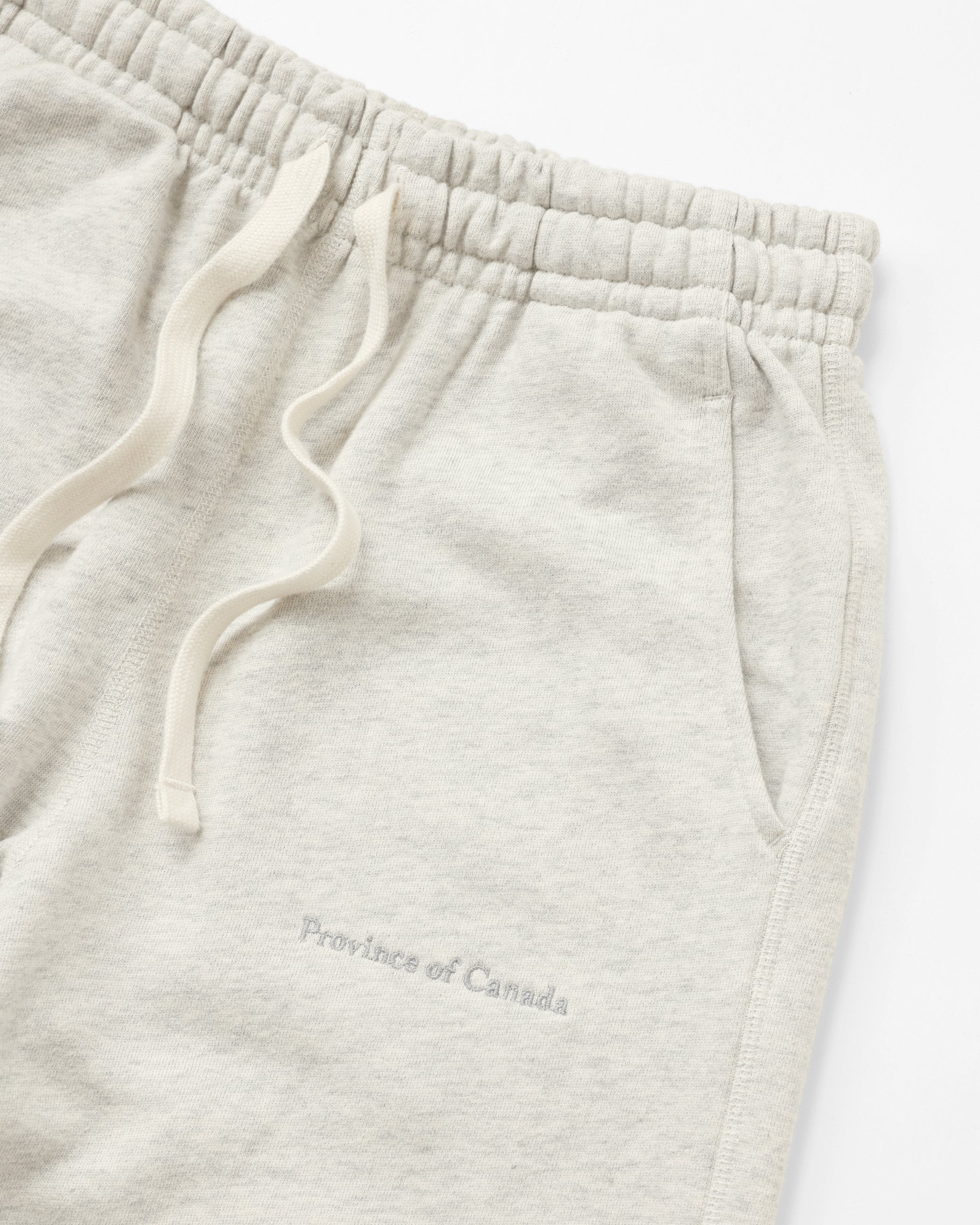 Made in Canada 100% Cotton Wide Leg Cropped French Terry Sweatpant Eggshell - Unisex - Province of Canada