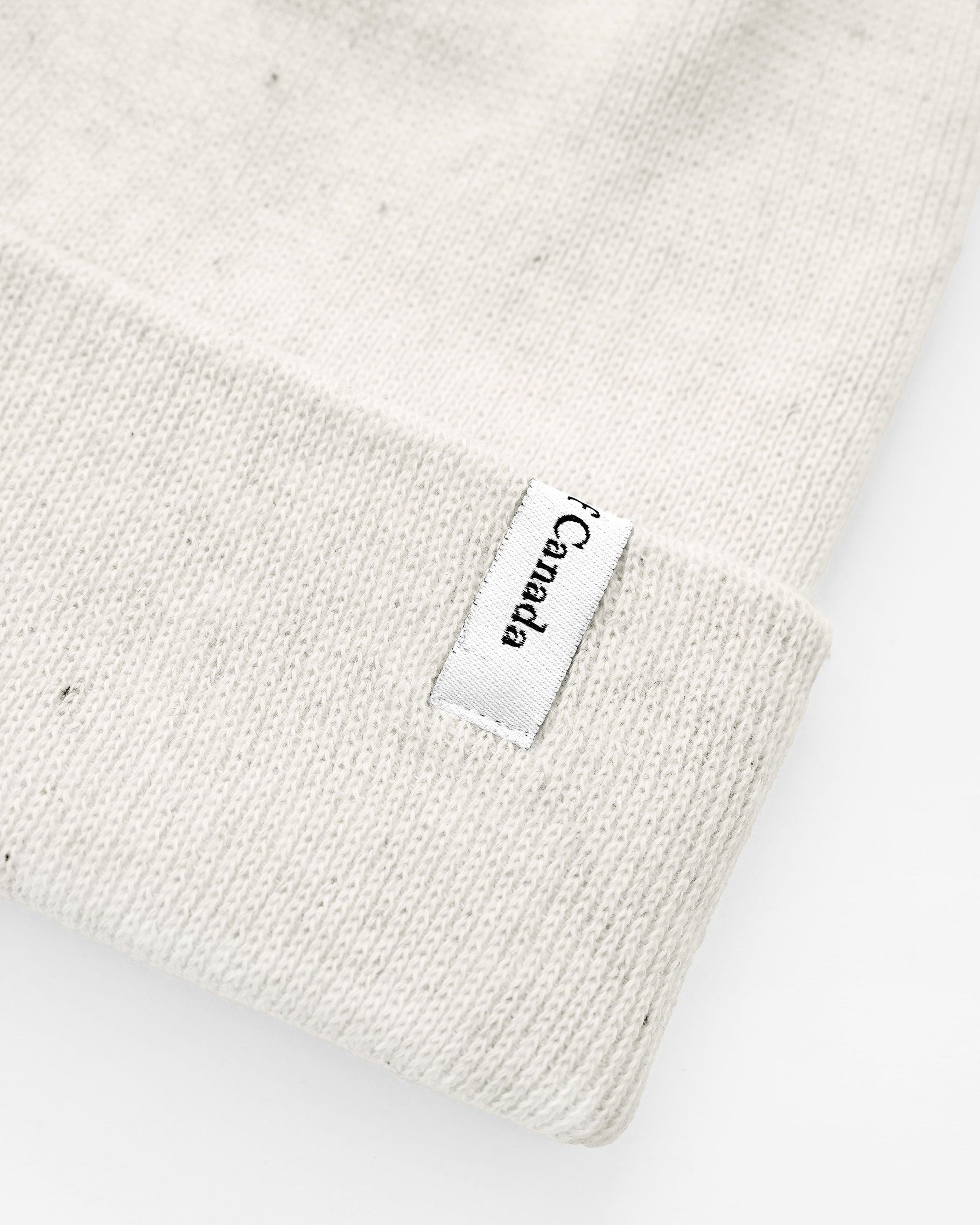 Made in Canada Fine Ribbed Cotton Toque Eggshell - Province of Canada