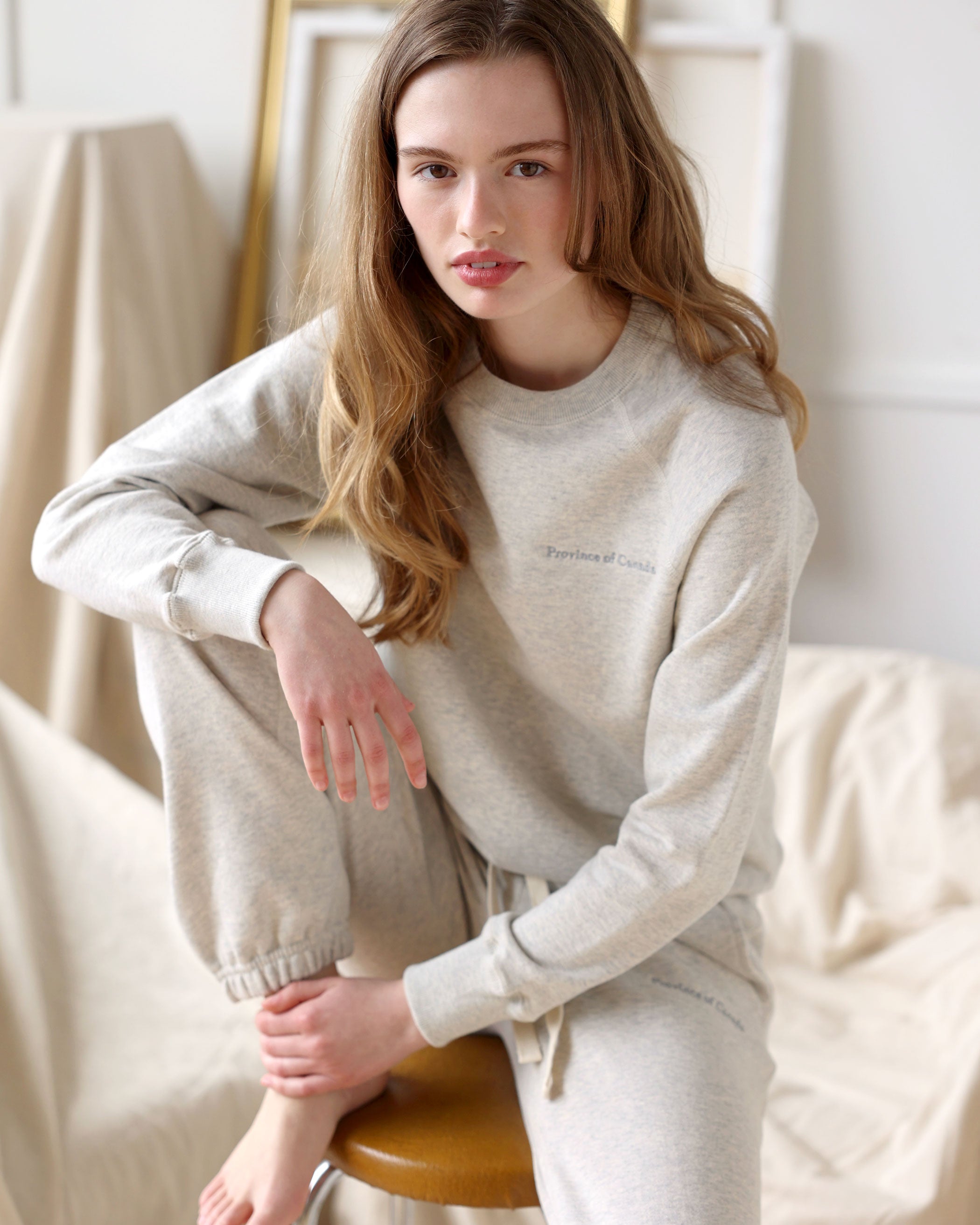 French Terry Sweatshirt Eggshell - Unisex – Province of Canada