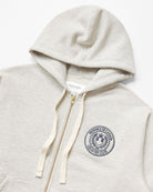 Made in Canada Country Club Fleece Zip Hoodie Eggshell - Unisex - Province of Canada