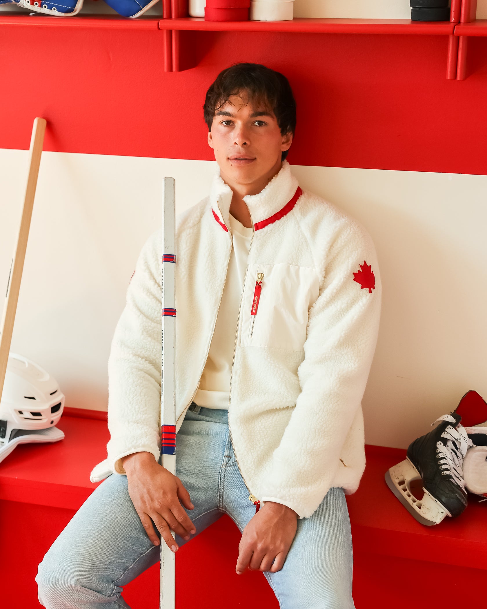 Province of Canada x Heated Rivalry Fleece Jacket - Made in Canada
