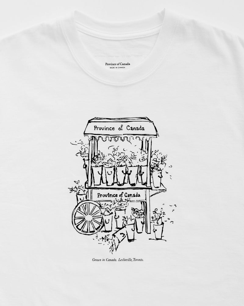 Made in Canada Floral Cart Tee - Unisex - Province of Canada