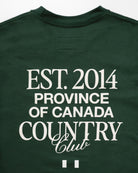 Made in Canada Country Club Long Sleeve Tee Forest - Unisex - Province of Canada