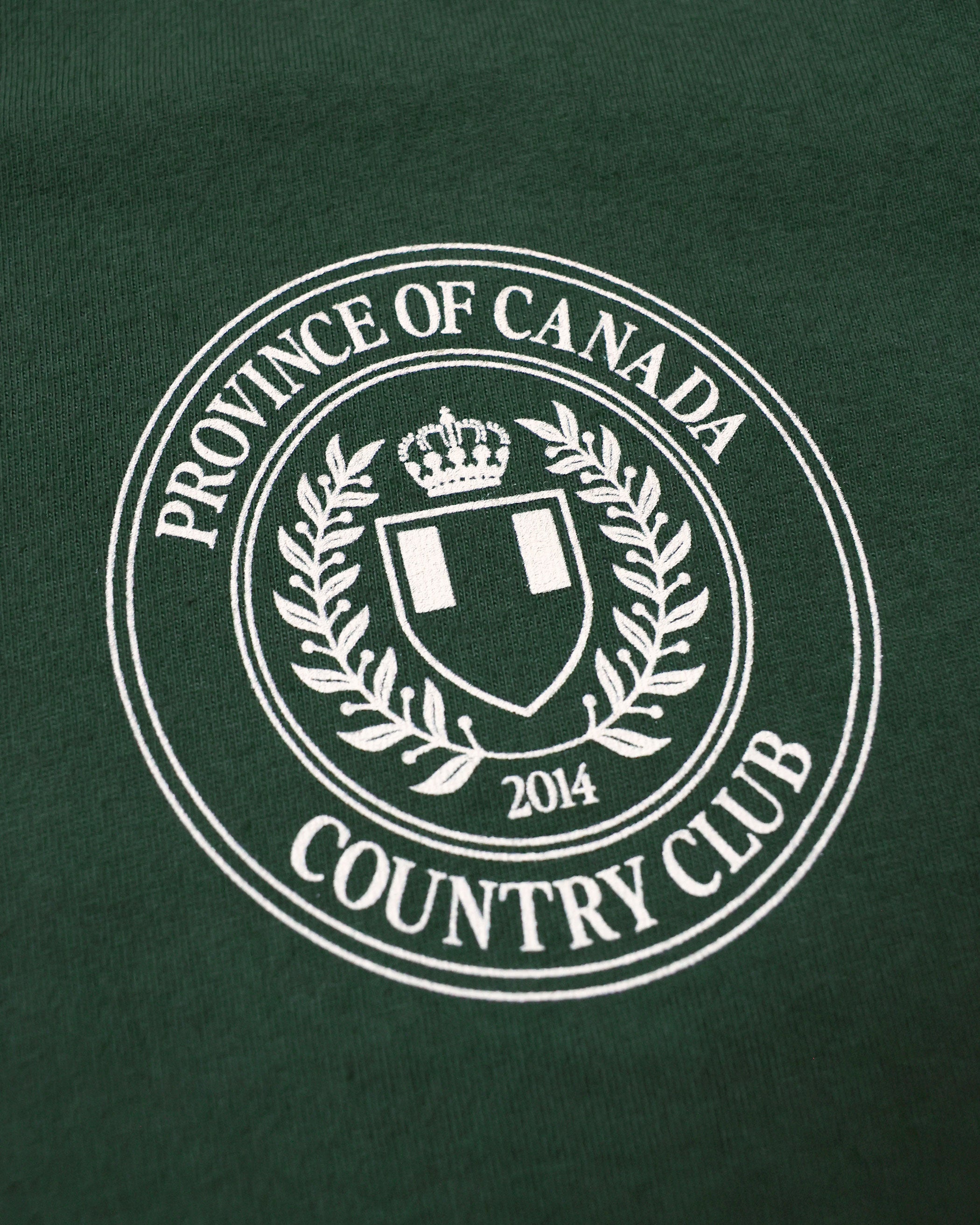 Made in Canada Country Club Long Sleeve Tee Forest - Unisex - Province of Canada