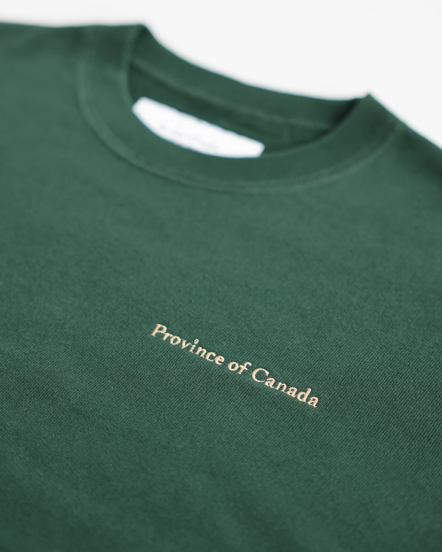 Made in Canada 100% Cotton French Terry Crop Sweatshirt Forest - Province of Canada