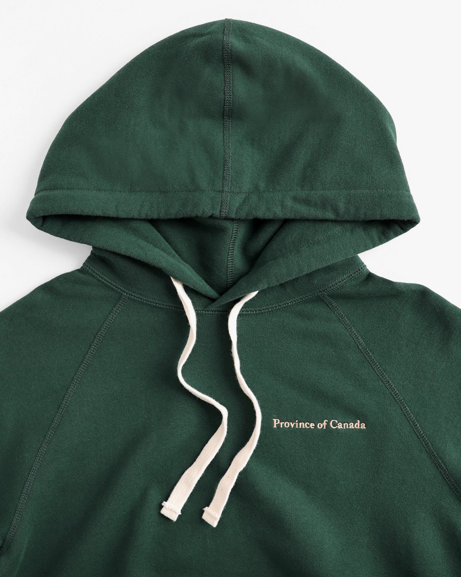 Made in Canada 100% Cotton French Terry Hoodie Forest - Unisex - Province of Canada