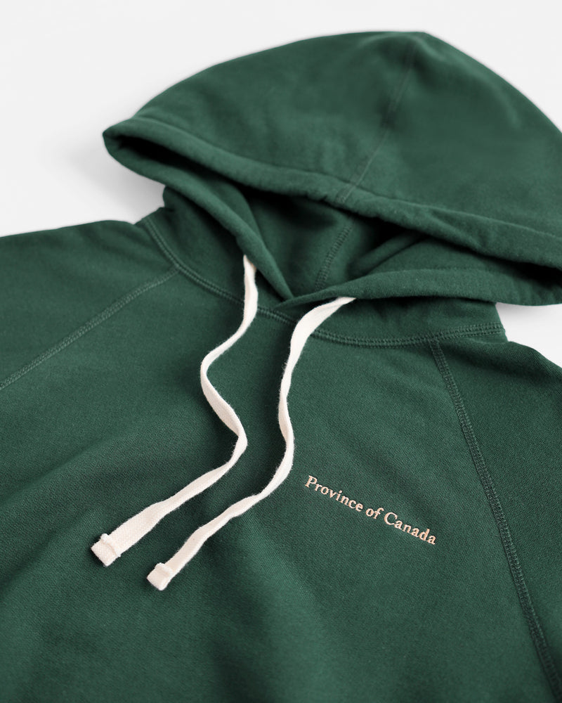 French Terry Hoodie Forest - Unisex - Made in Canada – Province of Canada
