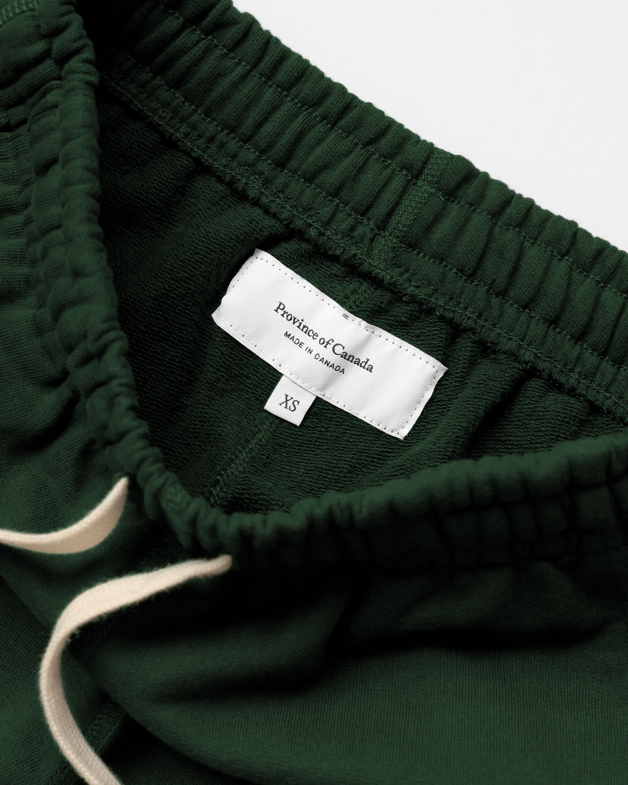 Made in Canada 100% Cotton Wide Leg French Terry Sweatpant Forest - Unisex - Province of Canada