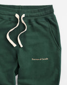 Made in Canada 100% Cotton Skinny French Terry Sweatpant Forest - Unisex - Province of Canada