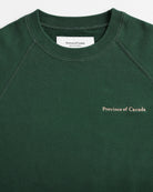 Made in Canada 100% Cotton French Terry Sweatshirt Forest - Unisex - Province of Canada