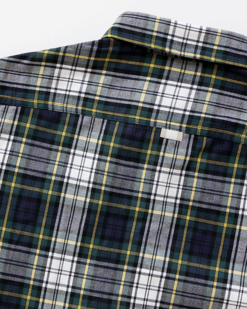 Made in Canada Plaid Flannel Shirt Navy - Unisex - Province of Canada