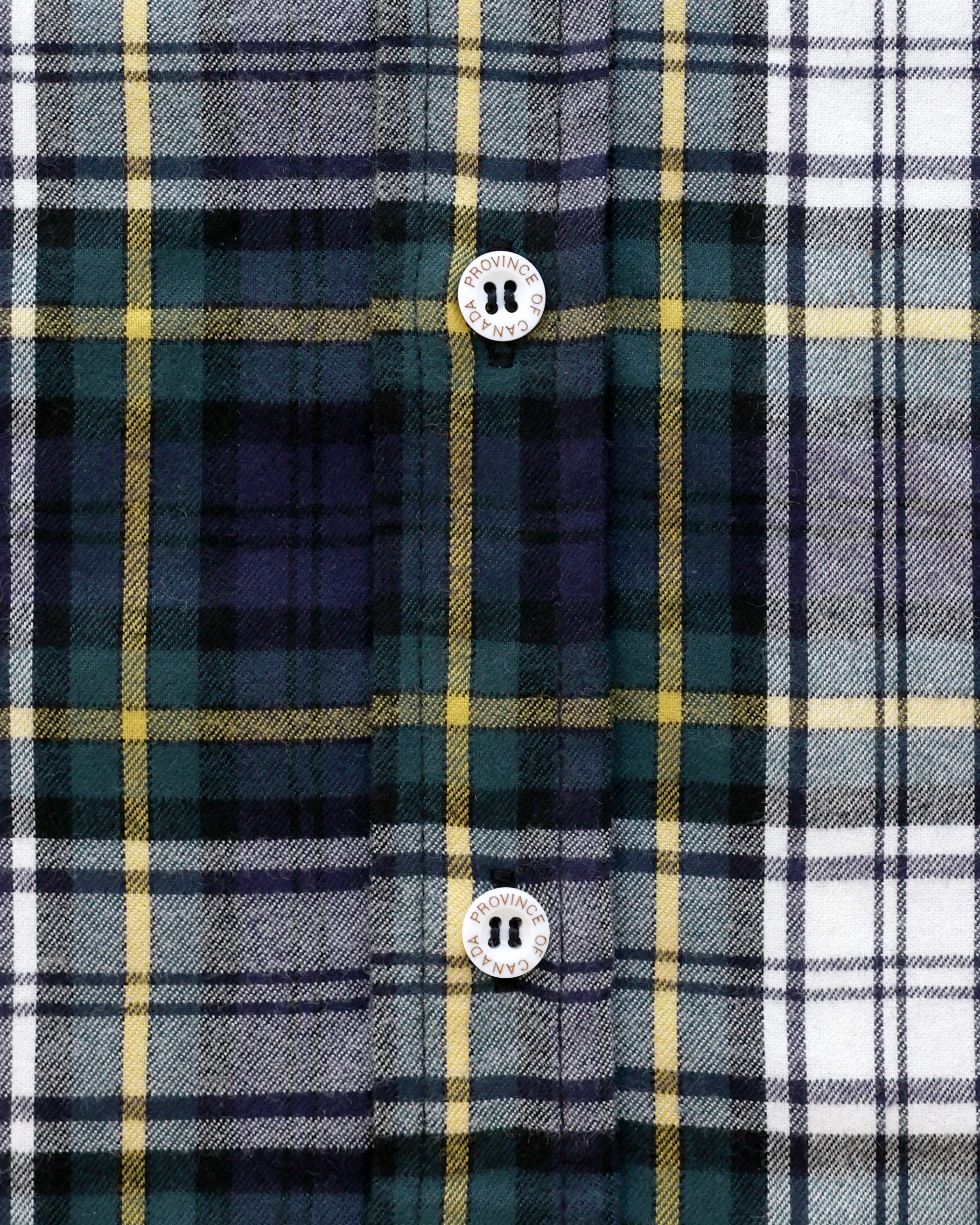 Made in Canada Plaid Flannel Shirt Navy - Unisex - Province of Canada