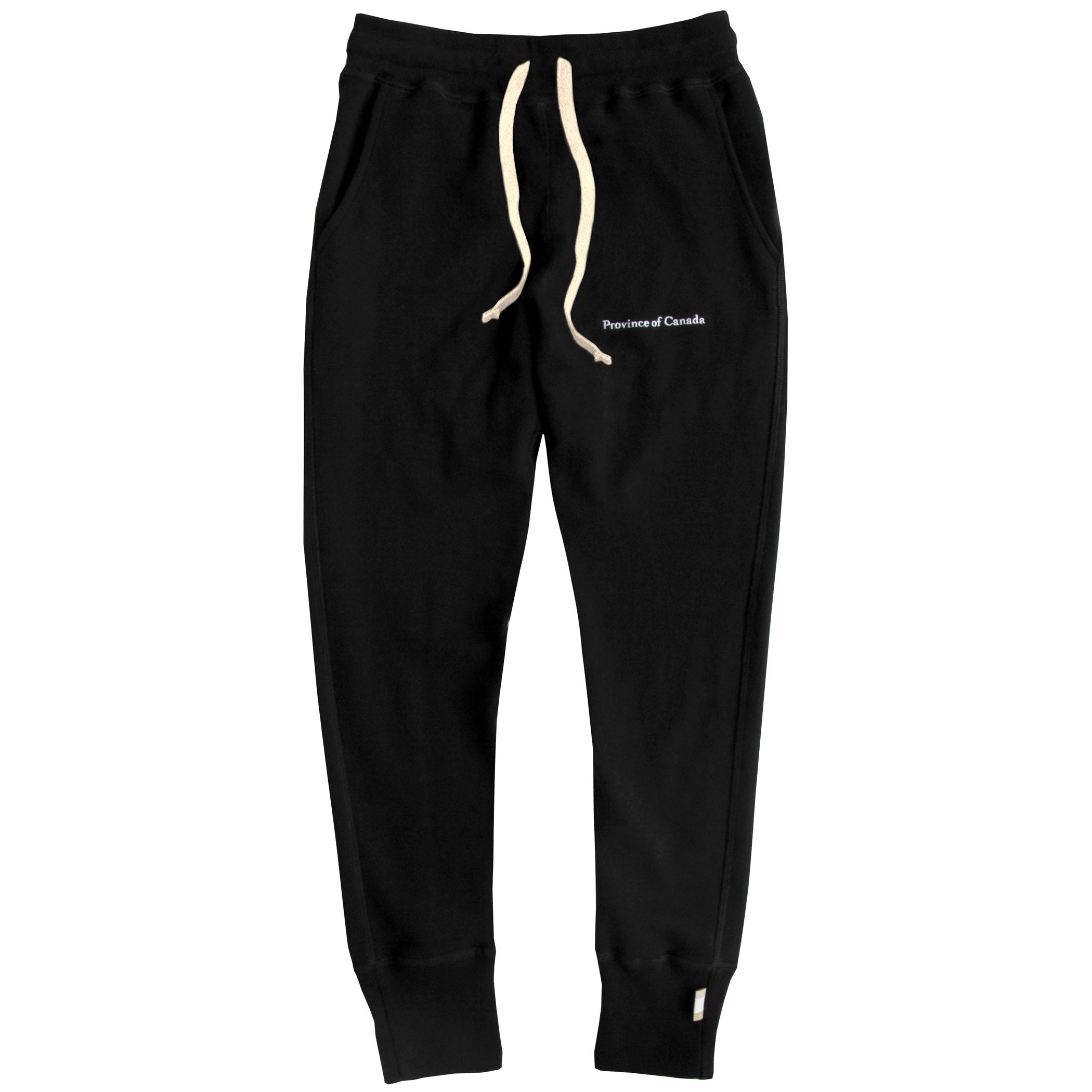 French Terry Sweatpant Black - Unisex - Province of Canada