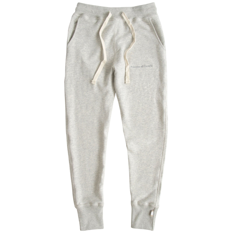 Made in Canada Skinny French Terry Sweatpant Eggshell - Unisex Province of Canada