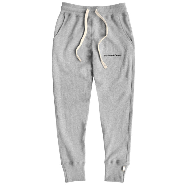 Made in Canada French Terry Sweatpant Heather Grey - Unisex - Province of Canada