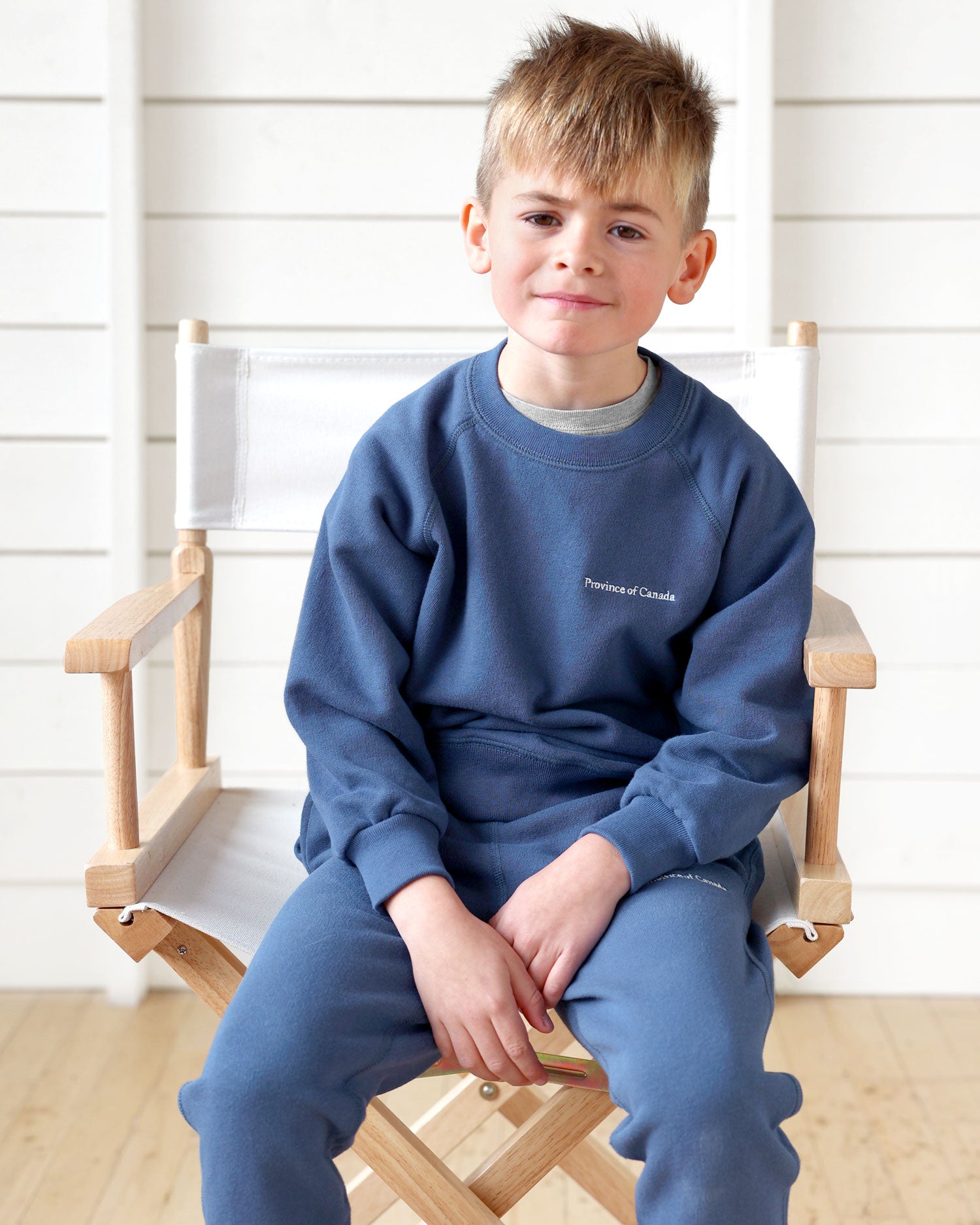 Kids French Terry Sweatpant French Blue - Unisex – Province of Canada