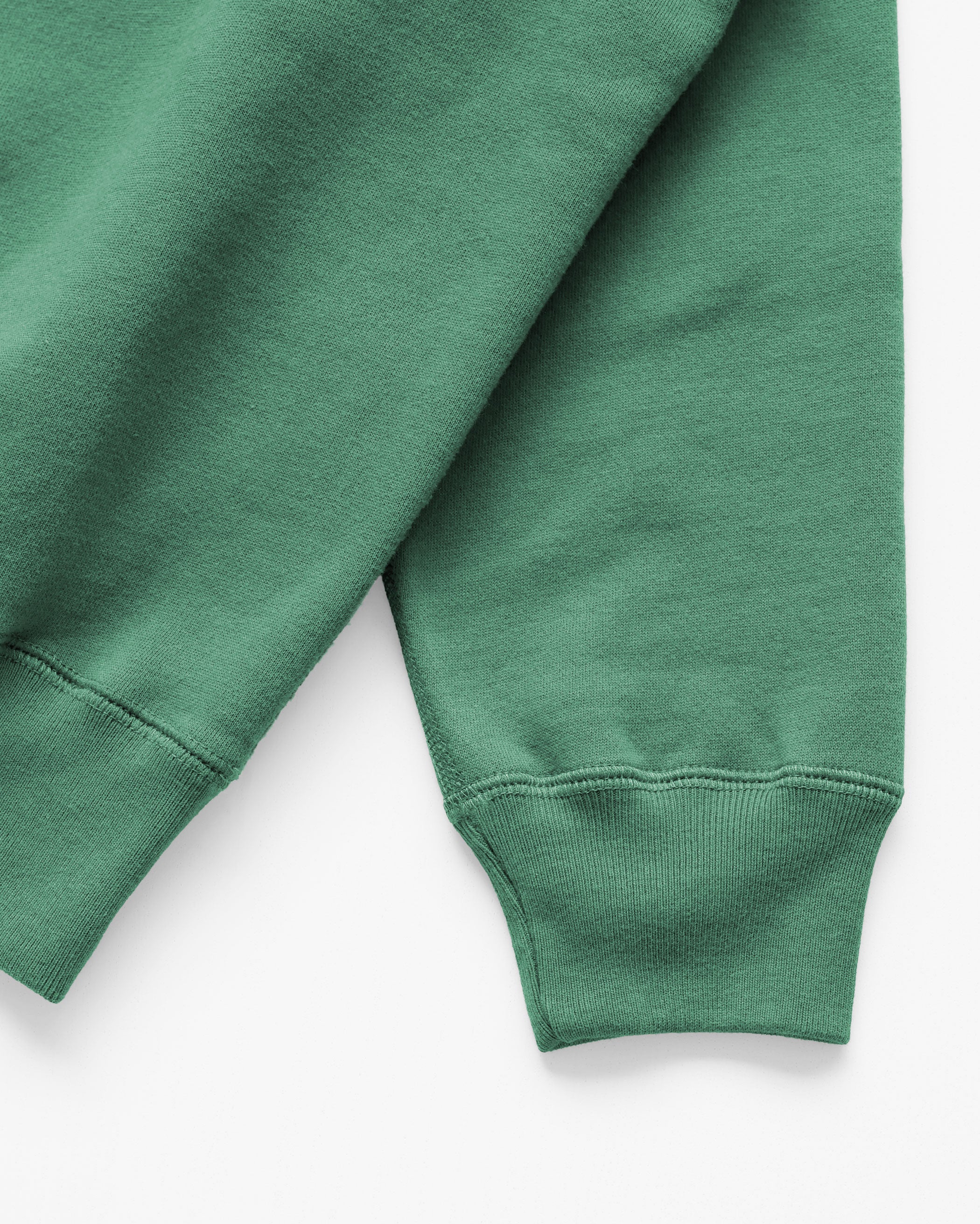 Half Zip Fleece Sweatshirt Green - Unisex – Province of Canada