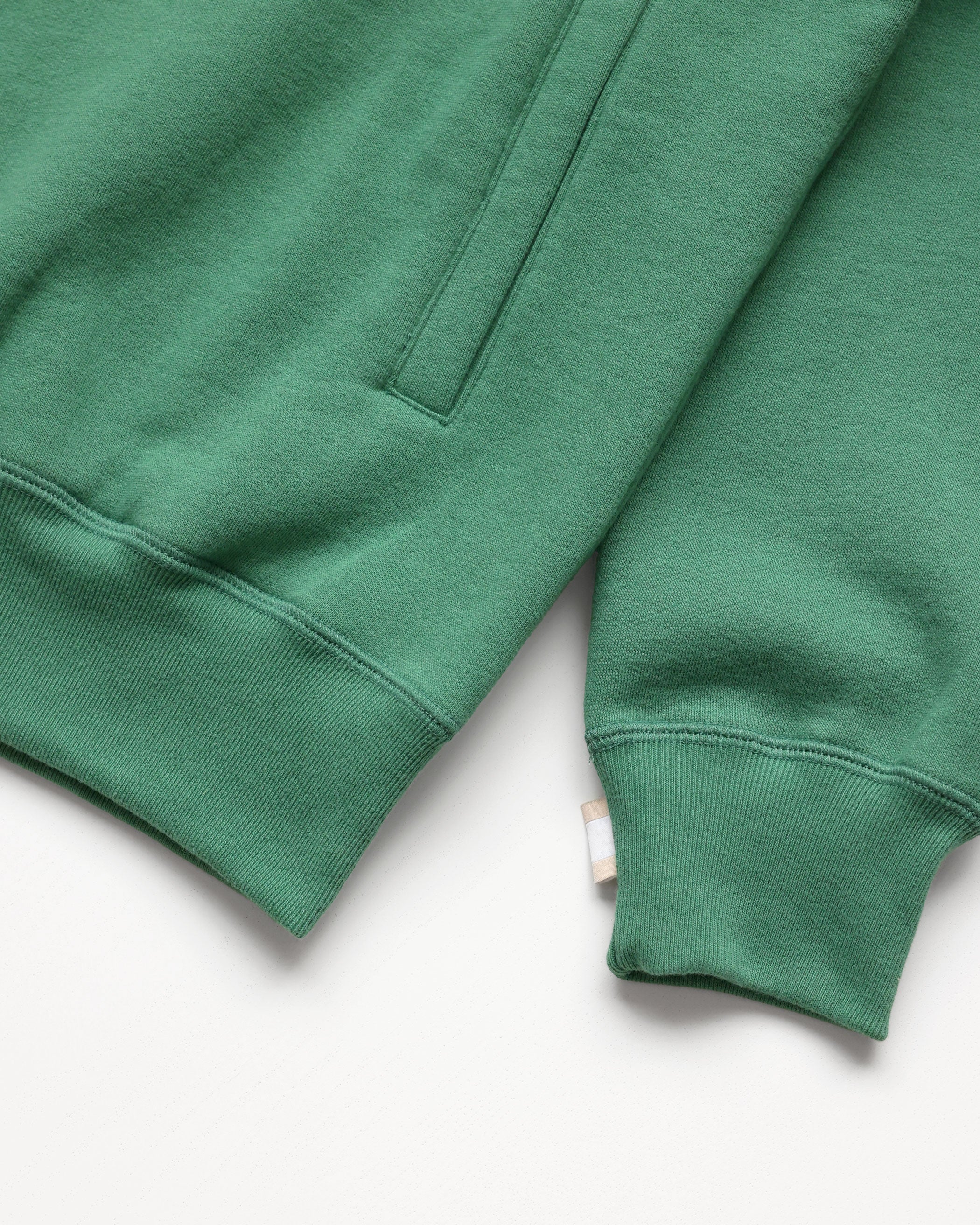 Made in Canada Club Cotton Fleece Half Zip Green - Unisex - Province of Canada 