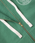 Made in Canada Country Club Fleece Zip Hoodie Green - Unisex - Province of Canada