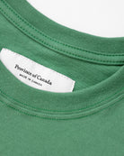 Made in Canada Organic Cotton Heart Tee Green - Unisex - Province of Canada