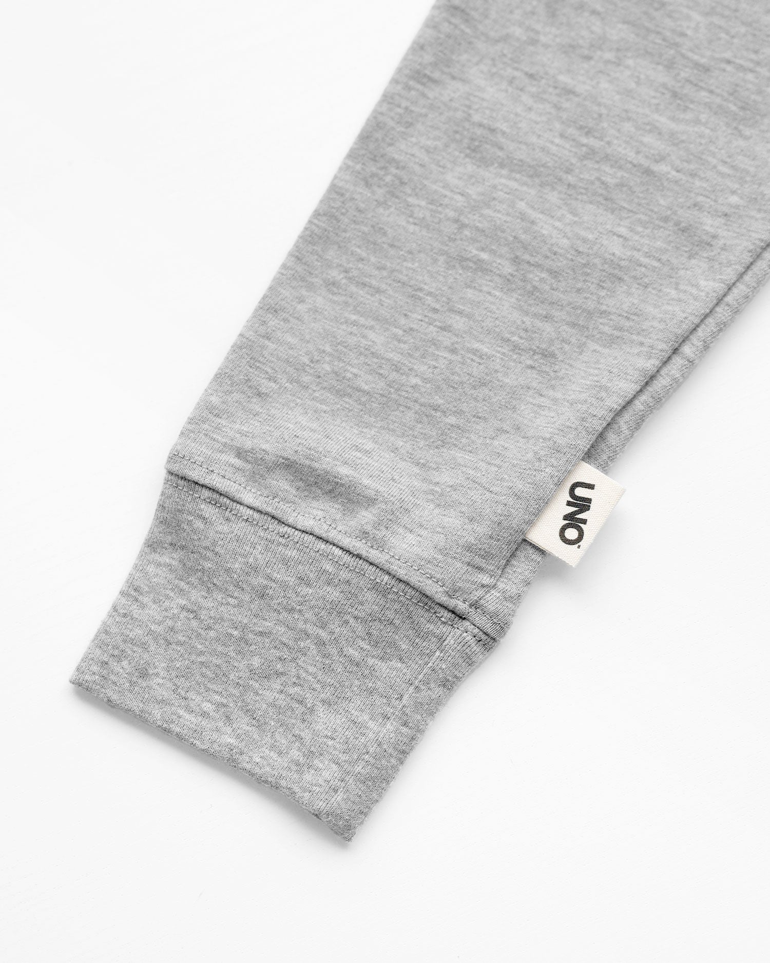 UNO Pocket Long Sleeve Tee Heather Grey Unisex - Made in Canada - Province of Canada