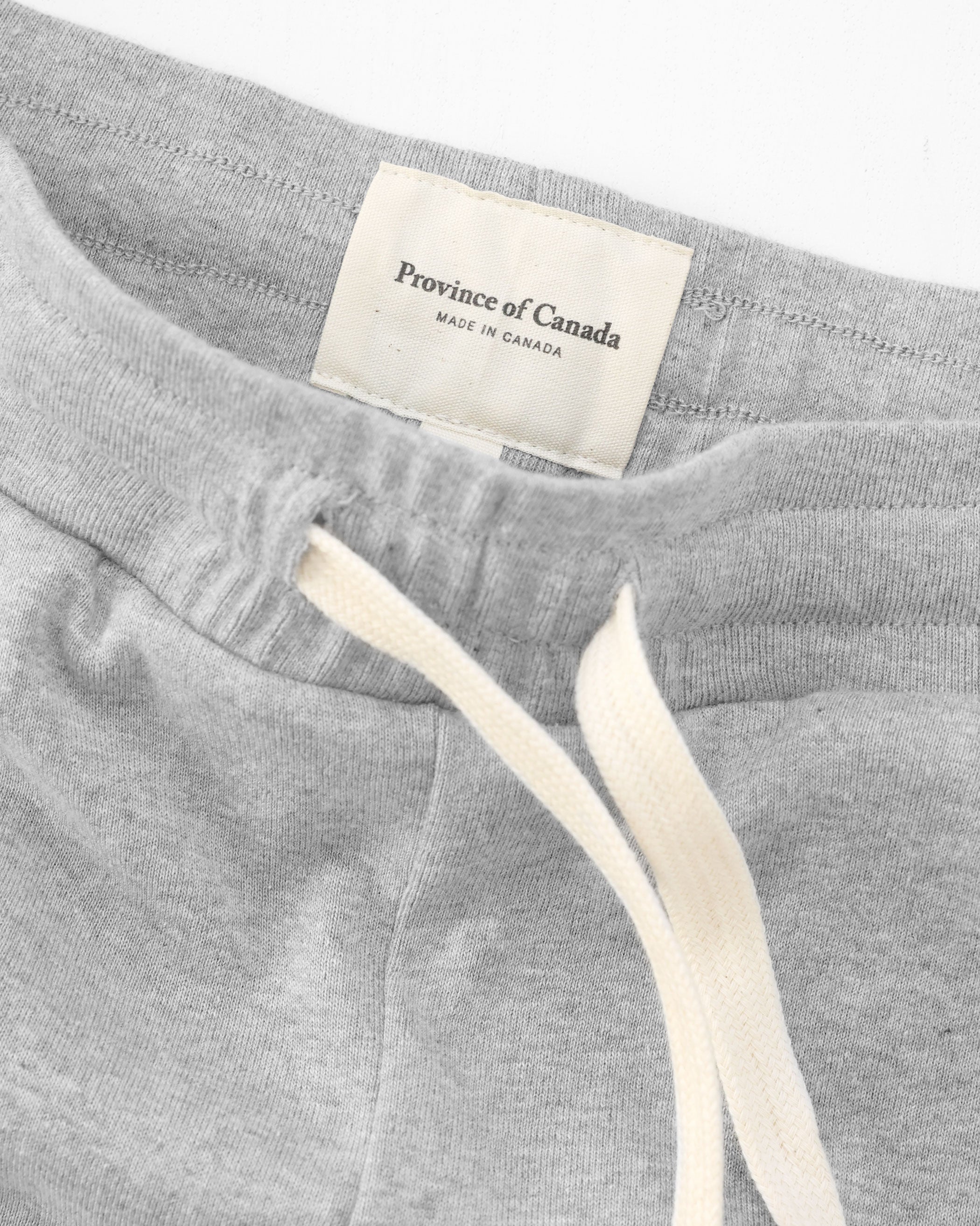 Made in Canada Fine Ribbed Sweapant Heather Grey - Unisex - Province of Canada