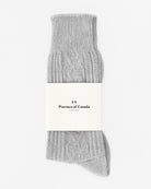 Made in Canada The Slouchy Sock - Windsor Heather Grey - Province of Canada