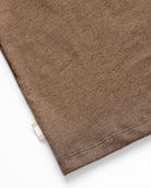 Made in Canada 100% Organic Cotton Monday Long Sleeve Crop Tee Heather Brown - Unisex - Province of Canada