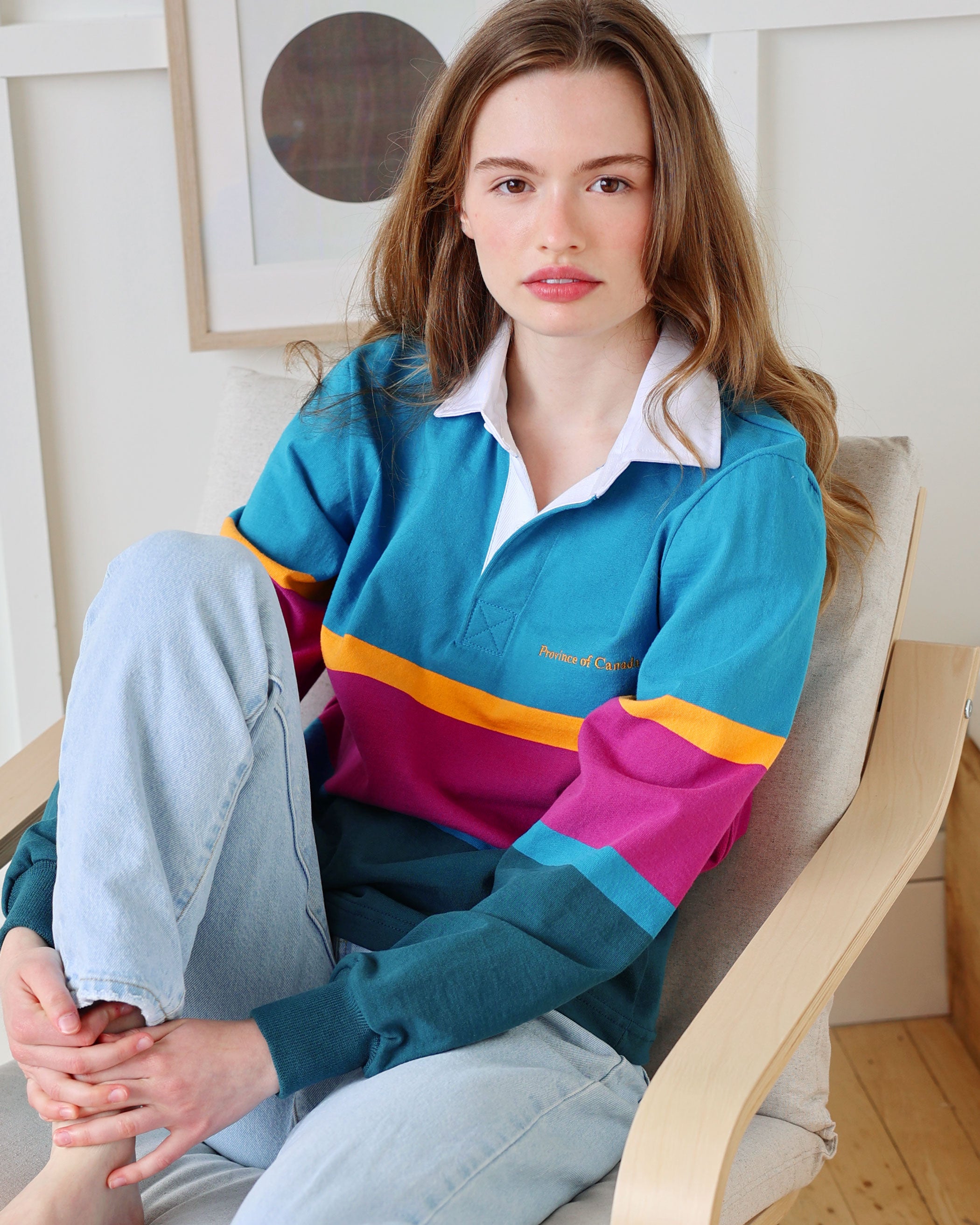 Made in Canada Austin Rugby Shirt - Unisex 100% Cotton - Province of Canada