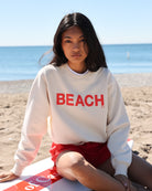 Made in Canada Fleece Beach Sweatshirt Cream - Unisex - Province of Canada 