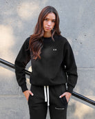 Province of Canada - Lounge Fleece Sweatshirt Black - Made in Canada