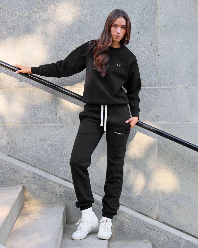 Province of Canada Black Sweatpants Made in Canada