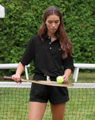 Made in Canada Flag Polo Shirt Black - Unisex - Province of Canada