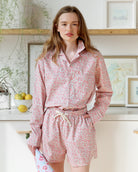 Made in Canada Pyjama Short Floral 100% Cotton - Womens - Province of Canada