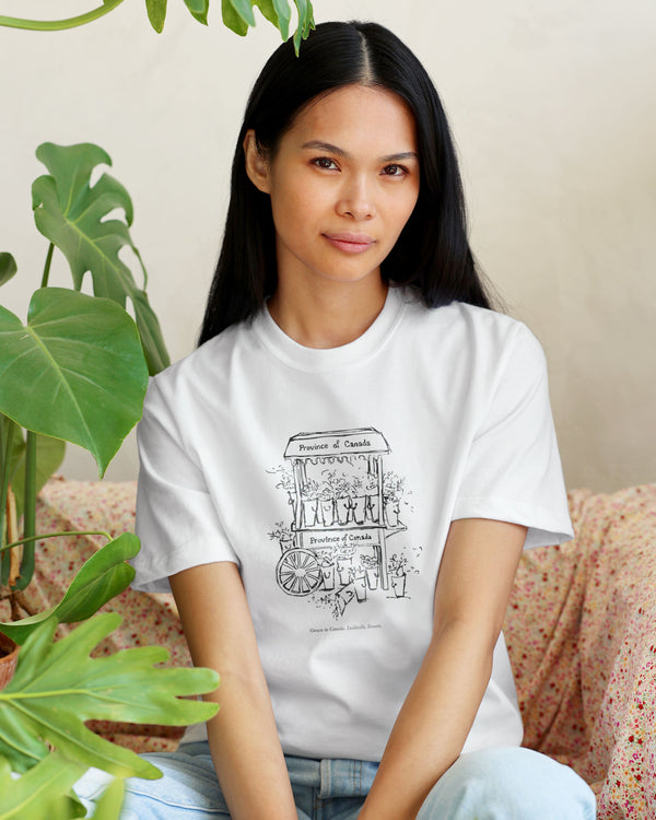 Made in Canada Floral Cart Tee - Unisex - Province of Canada