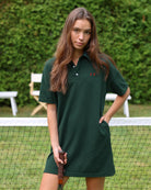 Made in Canada Flag Polo Dress Evergreen - Province of Canada