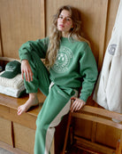 Made in Canada Country Club Fleece Sweatshirt Green - Unisex - Province of Canada