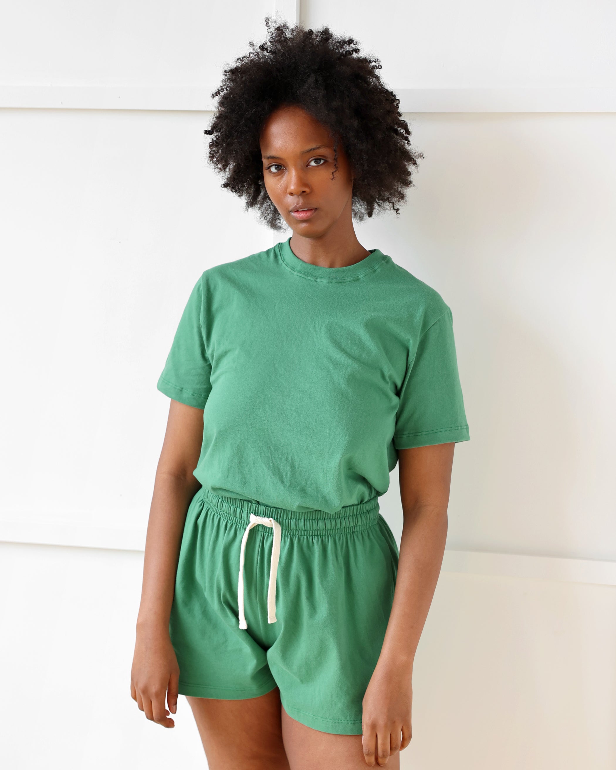 Weekend Short Green - Womens - Made in Canada - Province of Canada