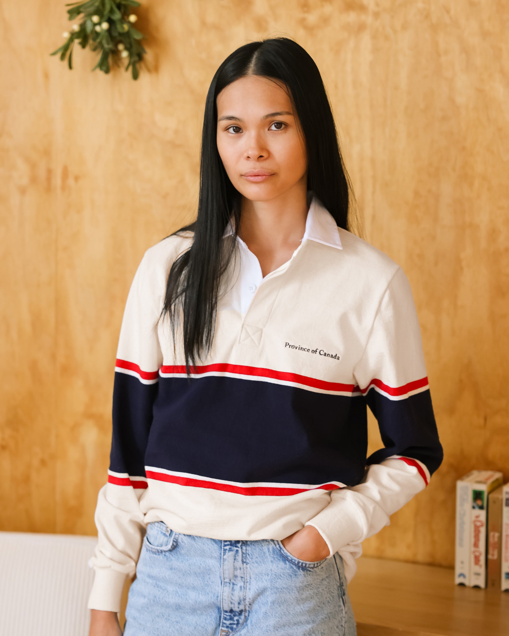 Made in Canada 100% Cotton Harper Rugby Shirt - Unisex - Province of Canada