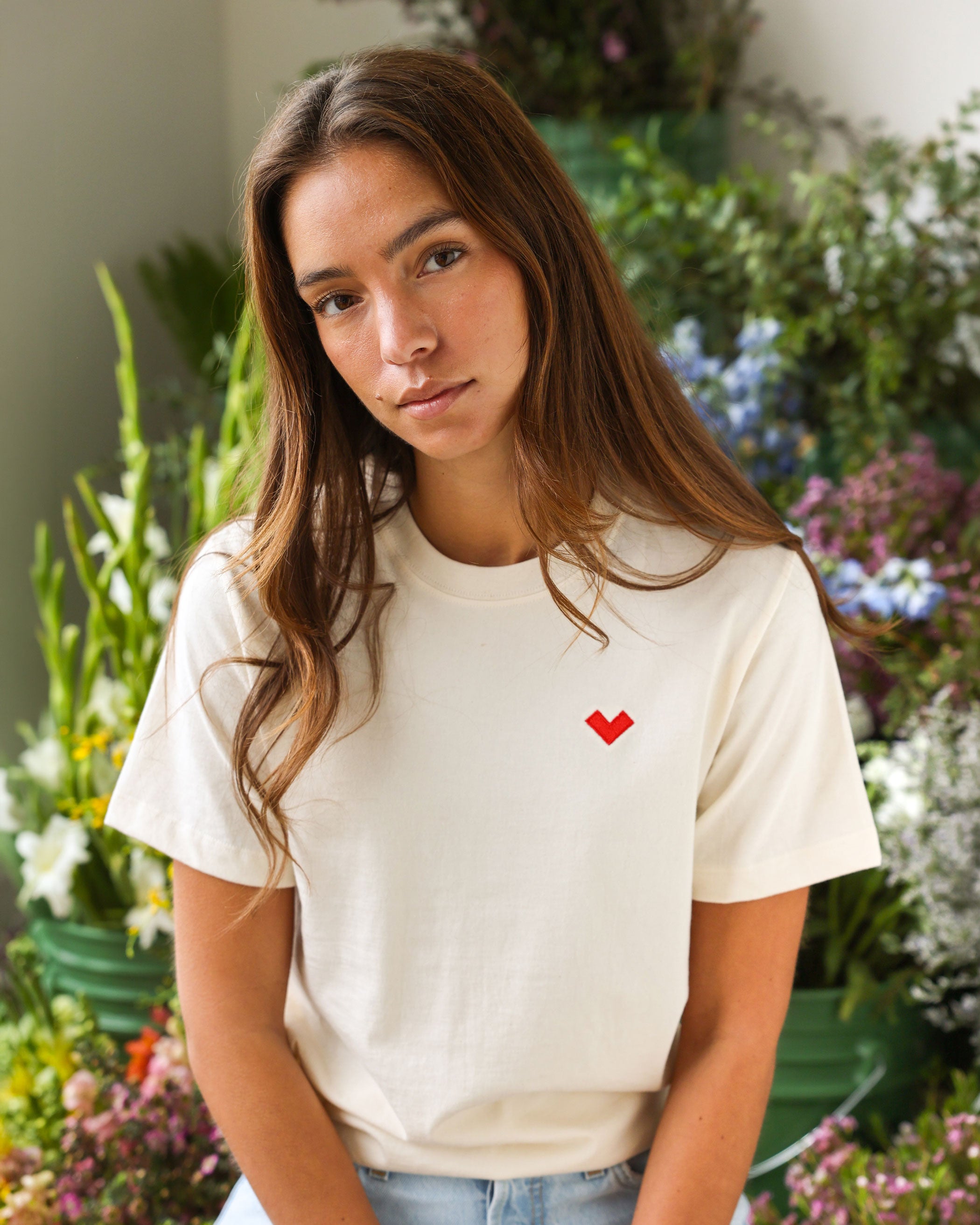 Heart Tee Natural - Unisex – Province of Canada